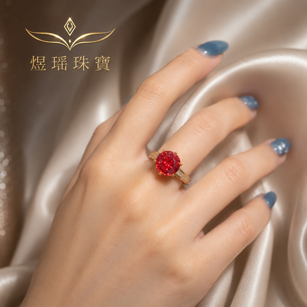 輕奢風天使皇冠戒指